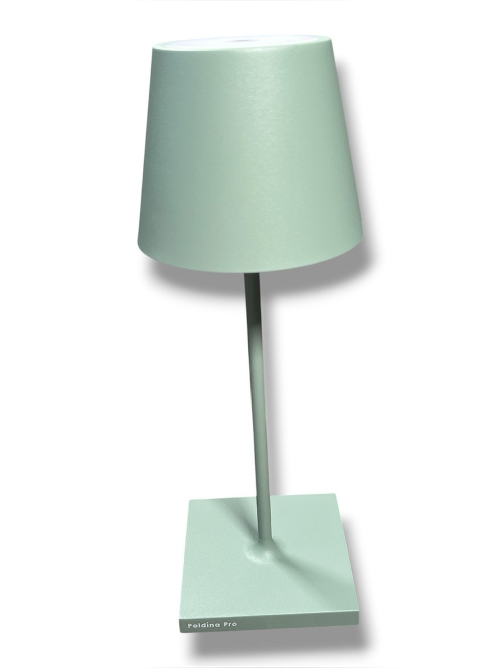 Zafferano Poldina Pro Mini Lamp Rechargeable Cordless Table Lamp Sage Green 12”